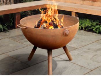 Cauldron Rust Fire Pit